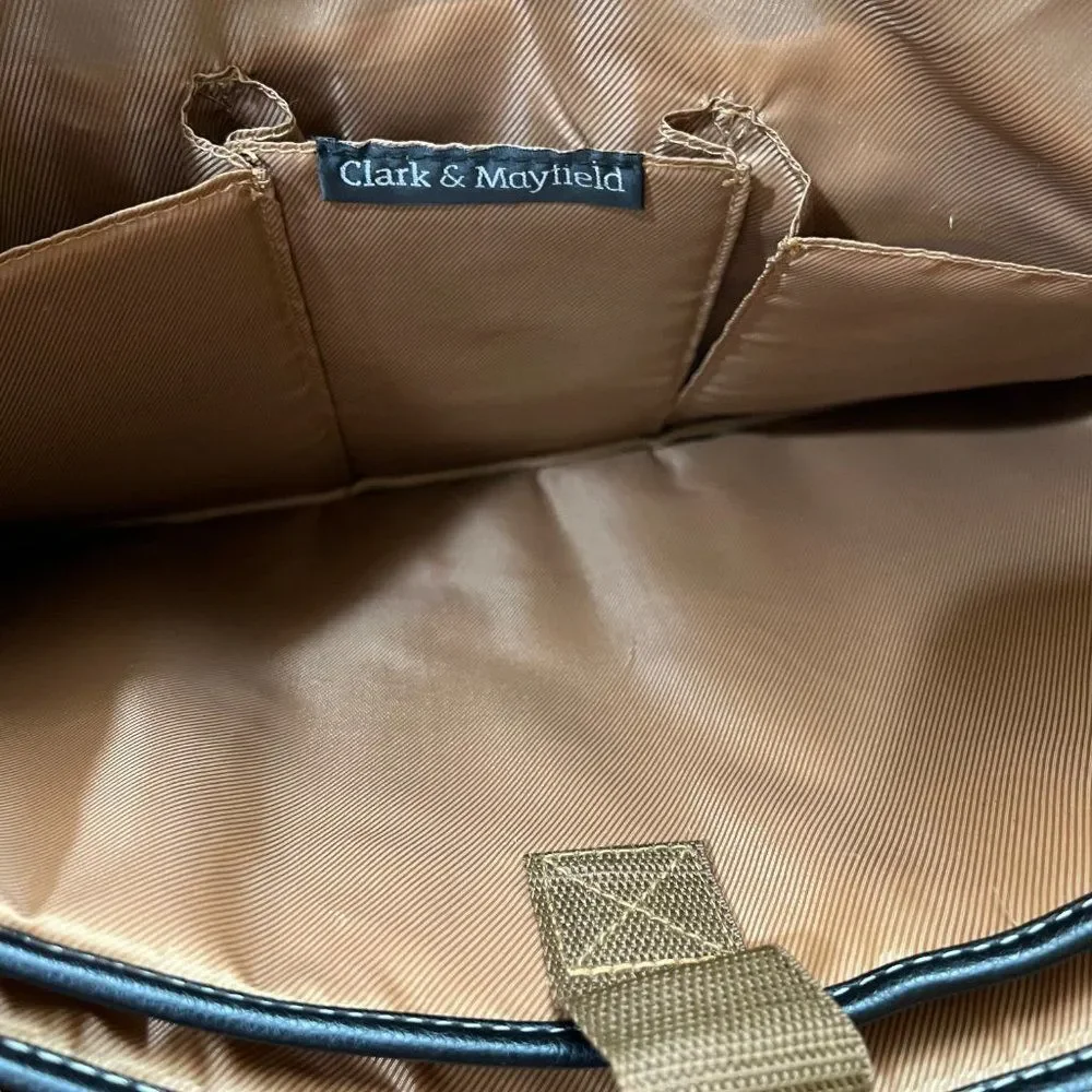 Clark & Mayfield Marquam Metro Black Laptop Tote Bag
